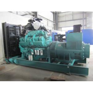 China Water Cooled Cummins Diesel Genset 600KW / 750KVA With EFC Speed Governor supplier