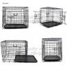 customized portable stainless steel aluminum metal folding big dog cage, dog