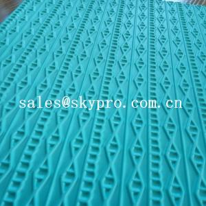 High density rubber sheet for shoe 3D pattern recycle eva shoes sole material