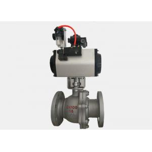 China CE DN500 Flanged Ball Valve , Air Actuated Ball Valve For Pneumatic Actuator wholesale