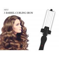 China Ceramic Plate Triple Barrel Waver Hair Styling Tools Curling Iron Wand on sale