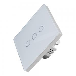 China EU Standard Smart Wall Switch Wifi Home Automation , Wifi Remote Light Switch supplier