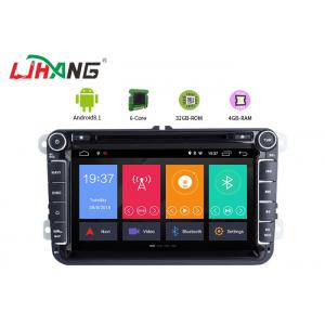 China Rear Camera AUX Dvd Player For Vw Touran , Eight Core Volkswagen Touran Dvd Player supplier