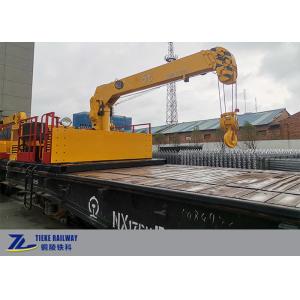 Railway Crane Wagon 5/10 Tons Hydraulic Lift Crane Transfer Sleepers Rails Ballast