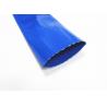 Blue Pvc Layflat Hose Aging Resistance For Water / Light Chemical Discharge