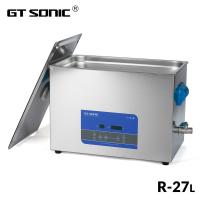 China 27L SUS304 40kHz Digital Ultrasonic Wave Cleaner With Heater Degas Timer on sale