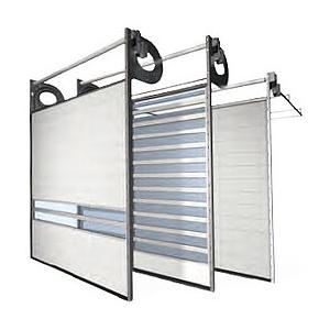 High Security Fast Roll Up Doors Weather Resistance Wind Proof