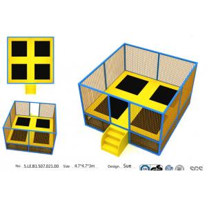 China 22M2 Small Indoor Trampoline Park Equipment/ China Supplier Trampoline/ Amusement Jumping Bed supplier