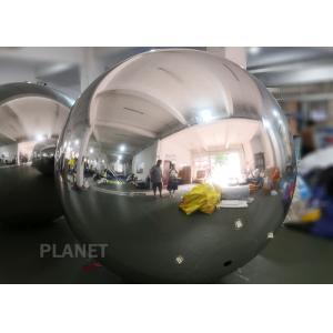 China Shopping Mall Inflatable PVC Mirror Ball Ornaments 1m  Or Customized Size supplier