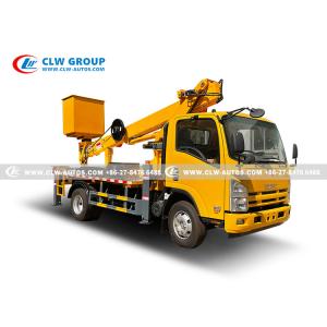 Telescopic Aerial Platform Truck 16 Meter ISUZU Brand Boom Lift Cherry Picker Truck