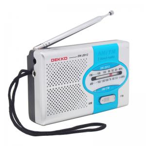 ABS Plastic Pocket AM FM Radio AM 530 Band With Speaker 27.5cm Promotional Gifts