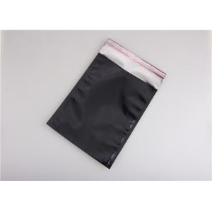Black Lightweight Aluminum Foil Pouches , Aluminum Vacuum Seal Bags Anti Rub
