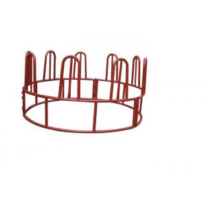 China Bar Cattle Round  Hay Feeder For Farm Height 8FT with 3 sections For buyer request supplier