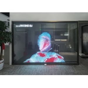 China High Definition P5 LED Transparent Film Screen RGB DC5V for Indoor Video Wall With Easy Installation wholesale