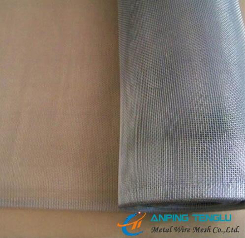 Aluminum Wire Cloth, 120mesh, Plain Weave, 0.004" Wire Diameter
