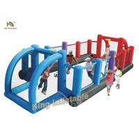 Commercial Inflatable Sports Games Double Color / Giant Inflatable Soccer Filed