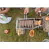 Portable Barbecue Grill Wire Mesh , Outdoor Barbecue Grill Netting For Roast