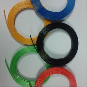China Environmental Hot Melt Plastic Strapping Roll PP Packing Strap supplier