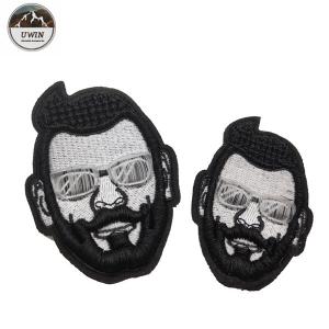 Beard Man Custom Shirt Patches , Custom Patch Design Any Size Available