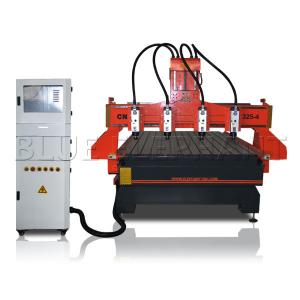 Wood Sculpture Caving Multi - Head CNC Router Spindle Motor 1300 X 2500 X 200mm