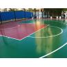 Badminton Court Rubber Sports Flooring With Hard Top Environmental Friendly