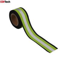 China 6 7 8 Inch  50m High Visibility Reflective Elastic Tape For Clothing Garment on sale