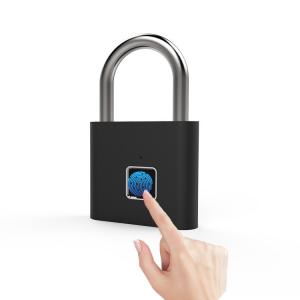China USB Rechargeable Smart Fingerprint Padlock Small Portable For Locker Drawer Gym Office wholesale