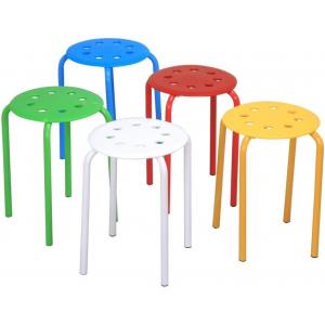 Classroom Stackable Bar Stools For Kids Students , Plastic Stack Stools
