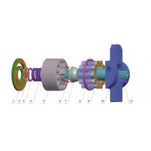 China Hydraulic Piston Pump Kayaba PSVD2-19E Kayaba Pumps supplier