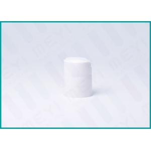 China 18/410 White Disc Top Plastic Bottle Screw Cap With Environmental Material supplier