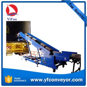 China Telescopic portable loading/unloading truck belt conveyor supplier