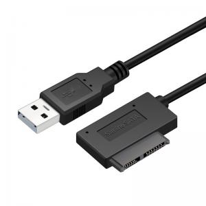 China USB 2.0 Sata II 13 Pin Adapter Converter Computer Connection Cable supplier