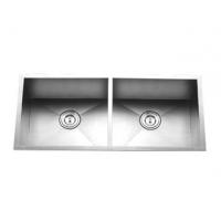 China Right Angle Corner Two Basin Kitchen Sink on sale