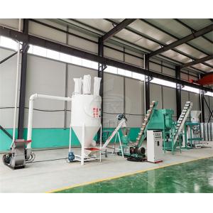 Small Cattle Feed Pellet Production Line Compact Structure For Livestock Farms