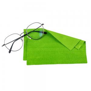 China 15x15 25x25cm Microfiber 80% Polyester 20% Polyamide Anti Fog Eyeglasses Cloth supplier