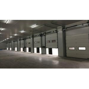 Insulated Automatic Sectional Garage Doors 0.2m/s Operating Speed Double Window
