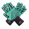 Silicone Print Heat Resistant Hand Gloves / Barbecue Grilling Glove Lightweight