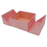 China Custom Printed Paper Wholesale Gold Double Door Layer Packaging Gift Box on sale