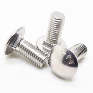 DIN603 A4-70 Stainless Steel 316 Extra Large Head Carriage Bolt