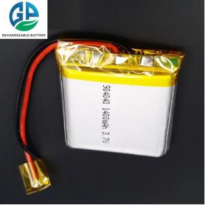 UN38.3 3.7v 1400mah Li Polymer Battery  904040 Lithium Polymer Battery Pack KC CB IEC62133 Approved