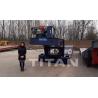 3 axles front loading lowboy removable gooseneck lowboy trailer