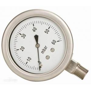 China High Strength Manometer Pressure Gauge Instruments Components supplier