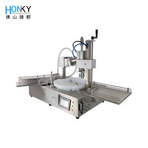China 25BPM 10ml Glass Vial Liquid Filling Machine With Ceramic Pump supplier