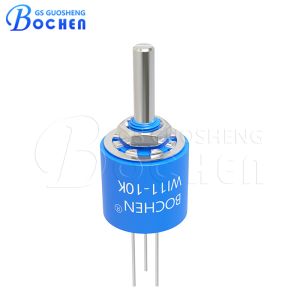 China 1k 2k 5k 10k 50k 100k Cermet Trimmer Precision Potentiometer WI11-3 1/2" Round wholesale