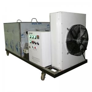 Commercial Dry Ice Block Machine , 22kw Ice Block Plant For Ice Factory