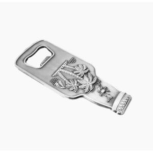 China Custom Promotion Tourism Souvenir Gift Metal Fridge Magnet Beer Bottle Opener, Antique Tin Plating supplier