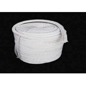 China Heat Resistant Flexible Ceramic Fiber Twisted Rope 1050℃ Working Temperature supplier