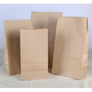 Eco-friendly Brown Paper Craft Bags,Fashion Food Moisture Proof Resealable Shopping Bag Wholesale