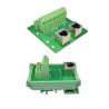 China Network RJ45 Jack Dual Connectors to Screw Terminal Blocks Breakout Board Adapter Din Rail wholesale