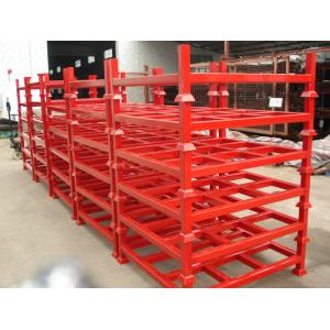 China Customised Adjustable Stacking Shipping Stack Rack With Steel Plate supplier